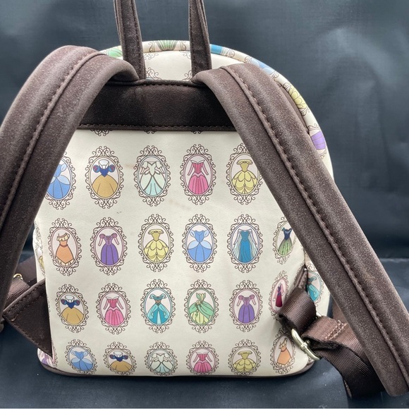 Loungefly Disney Princess Dresses Cream Backpack main image 5
